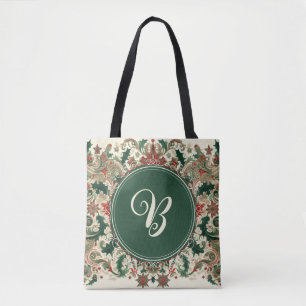 Bolso De Tela Navidad victoriana/clásica/vintage personalizada