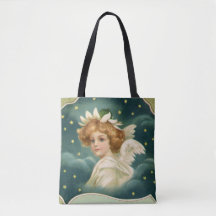 Navidad Vintage, Ángel Victoriano con Estrellas Do