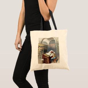 Bolso De Tela Navidad Vintage, San Nicolás Buen o Mal Comportami
