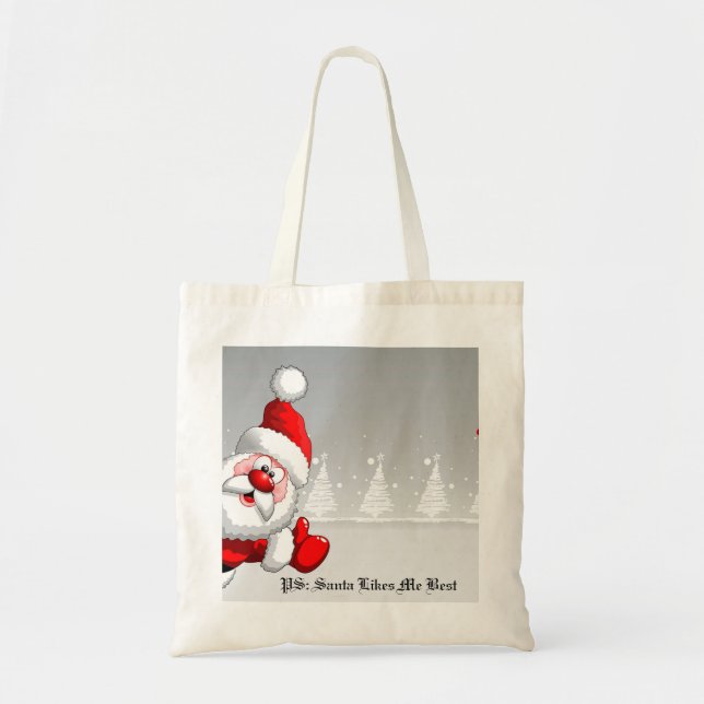 Bolso De Tela Navidades (Frente)
