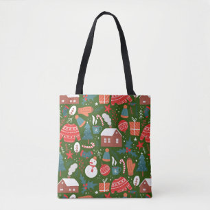 Bolso De Tela Navidades