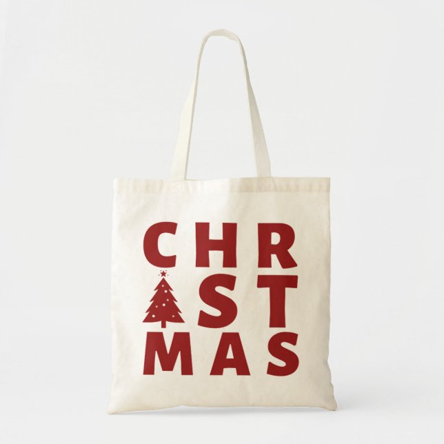 BOLSO DE TELA NAVIDADES (Frente)