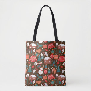 Bolso De Tela Navidades