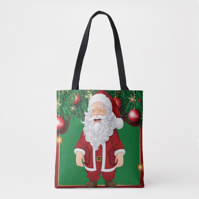 Bolso De Tela Navidades (Merry Christmas Santa Claus Shopping Tote bag!)