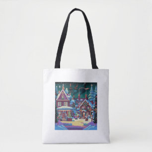 Bolso De Tela Navidades 4.