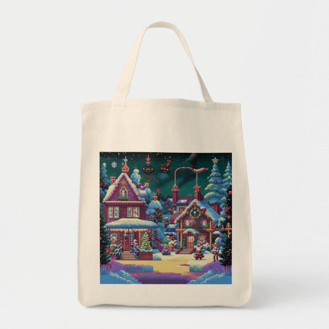 Bolso De Tela Navidades 4. (Frente)