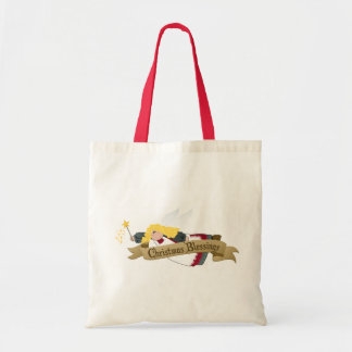 Bolso De Tela Navidades Angel Shopping / Gift Bags