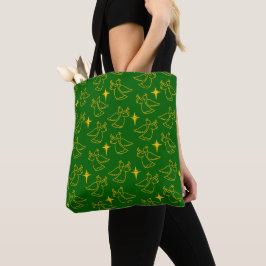 Bolso De Tela Navidades Angels