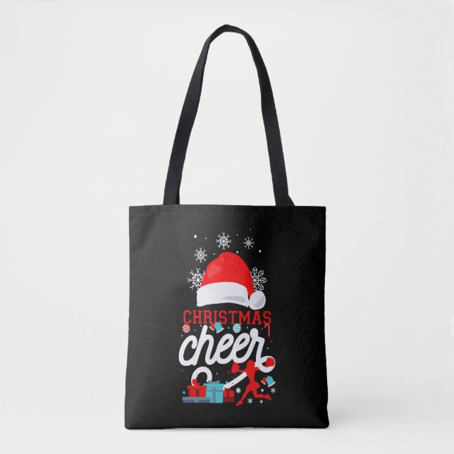 Bolso De Tela Navidades animadores Cheerled Cheer (Anverso)