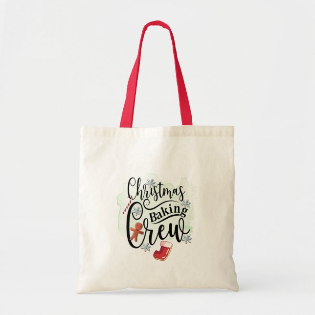 Bolso De Tela Navidades Baking Crew (Frente)