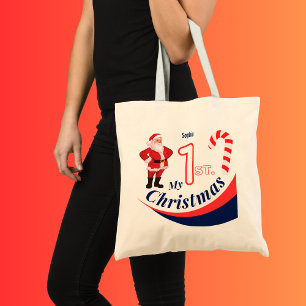 Bolso De Tela Navidades bebé "Mis primeros Navidades"