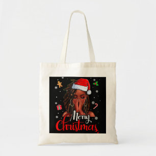 Bolso De Tela Navidades Black African American Costume Santa Mel