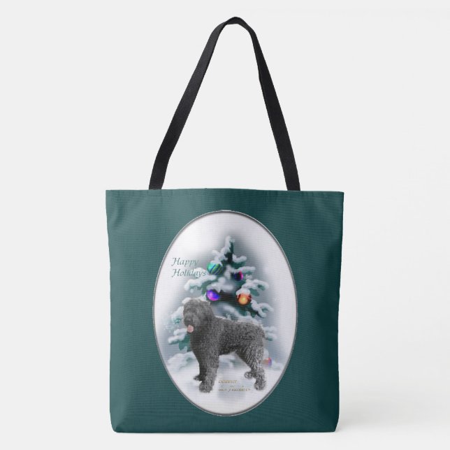 Bolso De Tela Navidades Bouvier des Flandres (Anverso)