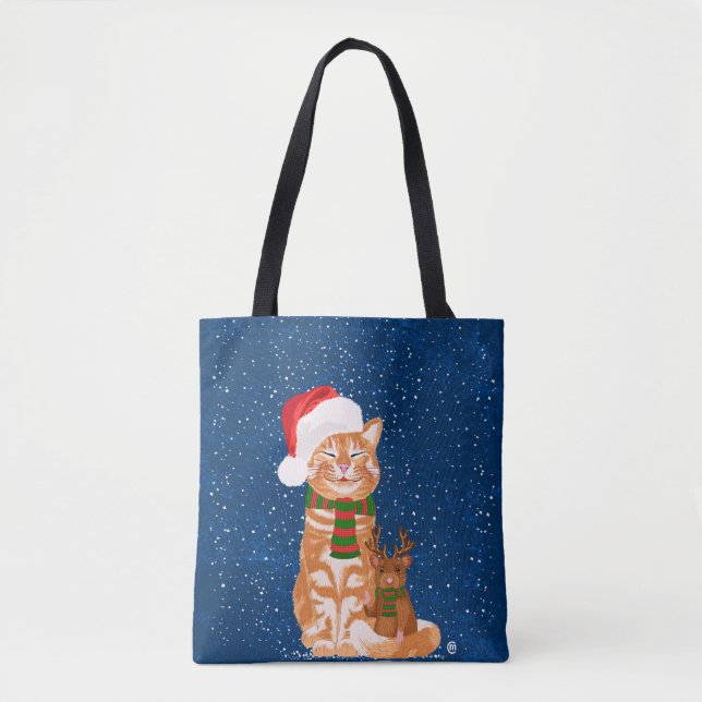 Bolso De Tela Navidades Buddies (Anverso)
