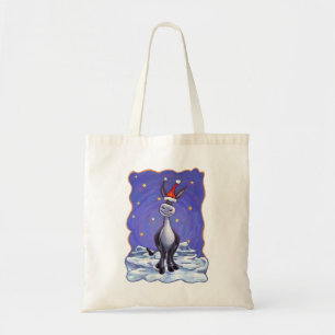 Bolso De Tela Navidades burros