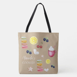 Bolso De Tela Navidades Cacao Caliente Y Buenos Deseos