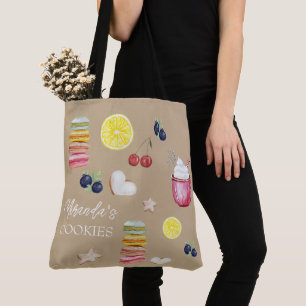 Bolso De Tela Navidades Cacao Caliente Y Buenos Deseos