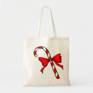BOLSO DE TELA NAVIDADES CANDYCANE