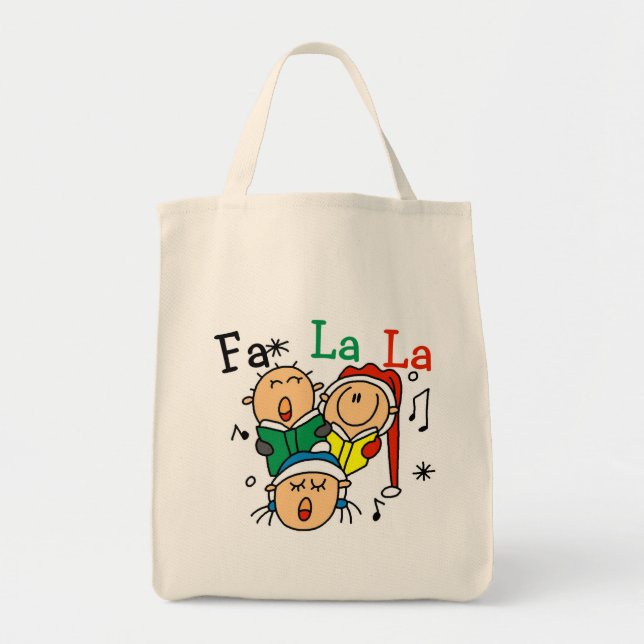 Bolso De Tela Navidades cantantes lanzan camisetas y regalos (Frente)