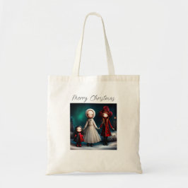 Bolso De Tela Navidades Caroler