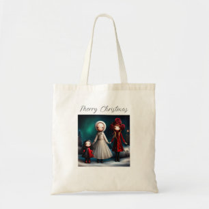 Bolso De Tela Navidades Caroler