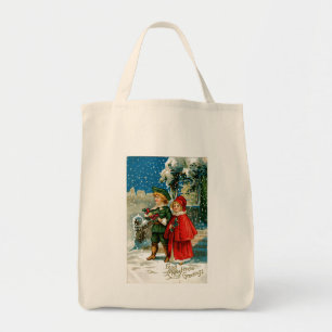 Bolso De Tela Navidades Carolers