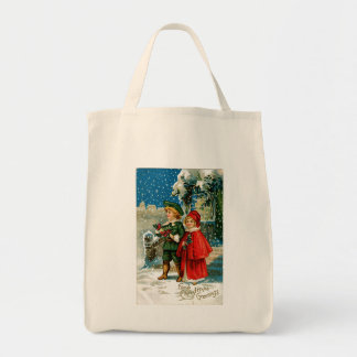 Bolso De Tela Navidades Carolers
