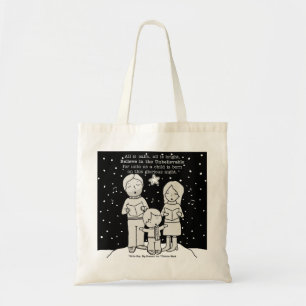 Bolso De Tela Navidades Caroling