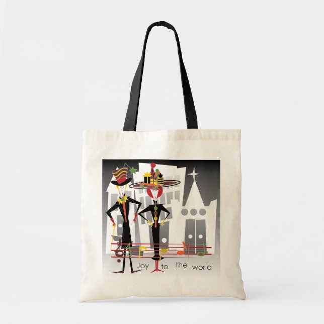 Bolso De Tela Navidades Carols Joy Bag (Frente)