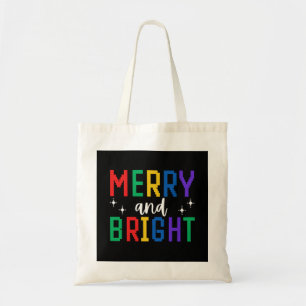 Bolso De Tela Navidades Cerezos Y Brillantes