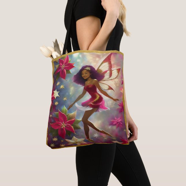 Bolso De Tela Navidades Colección de hadas Plum Tint Pelo Natura (Detalle)