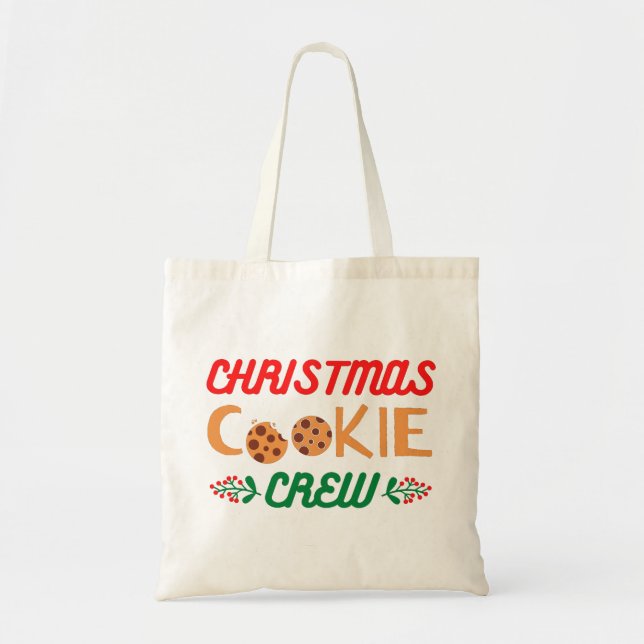 Bolso De Tela Navidades Cookie Crew (Frente)