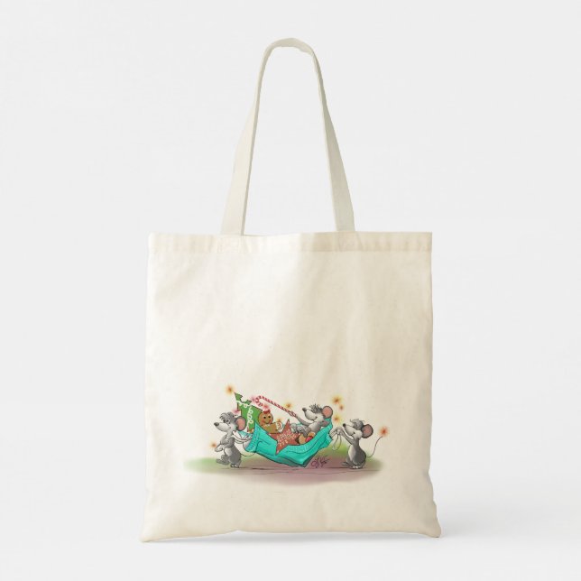 Bolso De Tela Navidades Cookie Heist (Reverso)