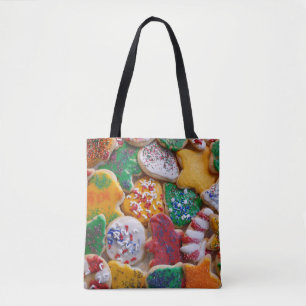 Bolso De Tela Navidades Cookies En Coloridas Vacaciones