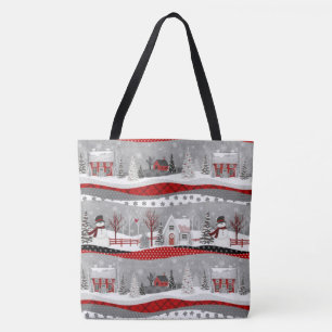 Bolso De Tela Navidades CORTOS DE TODO EL TOTE DE IMPRESIÓN