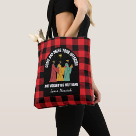 Bolso De Tela Navidades cristianos Personalizados de búfalo saga