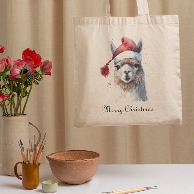Bolso De Tela Navidades Cutos Alpaca, personalizado (Subido por el creador)