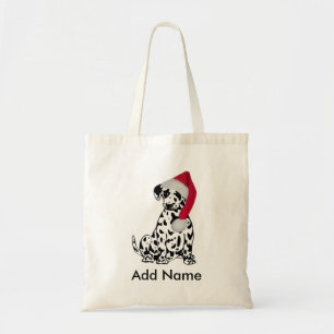 Bolso De Tela Navidades Dalmatian Personalizadas