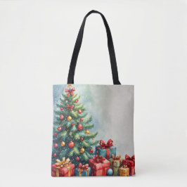 Bolso De Tela Navidades de acuarela Magic Tote Bag