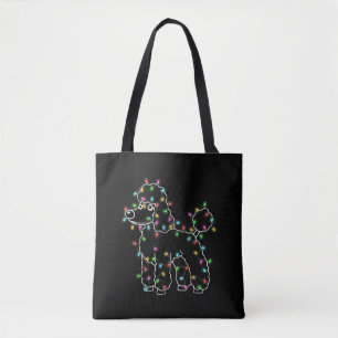 Bolso De Tela Navidades de árbol de perro cangrejo suéter