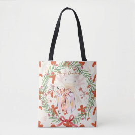 Bolso De Tela Navidades de Axolotl