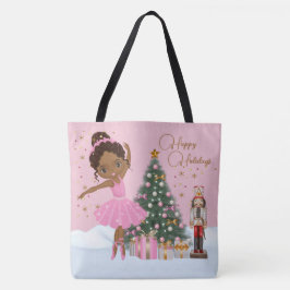 Bolso De Tela Navidades de baloncesto afro-estadounidenses tocan