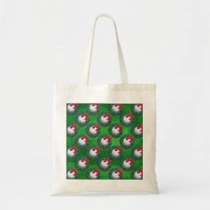 Bolso De Tela Navidades de bolas de golf con patrón de floritura