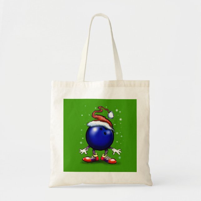 Bolso De Tela Navidades de boliche (Frente)