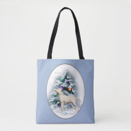 Bolso De Tela Navidades de Bull Terrier