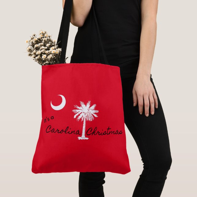 Bolso De Tela Navidades de Carolina del Sur en vacaciones (Detalle)
