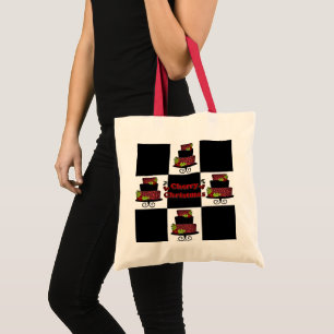 Bolso De Tela NAVIDADES de cerezo de Rockabilly RAB