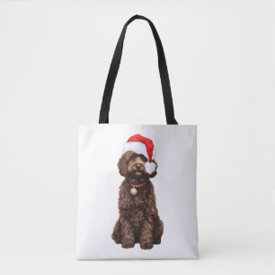Bolso De Tela Navidades de Cockapoo