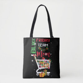 Bolso De Tela Navidades de compras de Black Friday Team Mom
