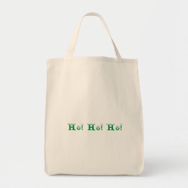 Bolso De Tela Navidades de diseño Ho Ho Printed celebran Guay (Frente)